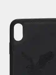 Черный дизайнерский чехол на iPhone с орлом