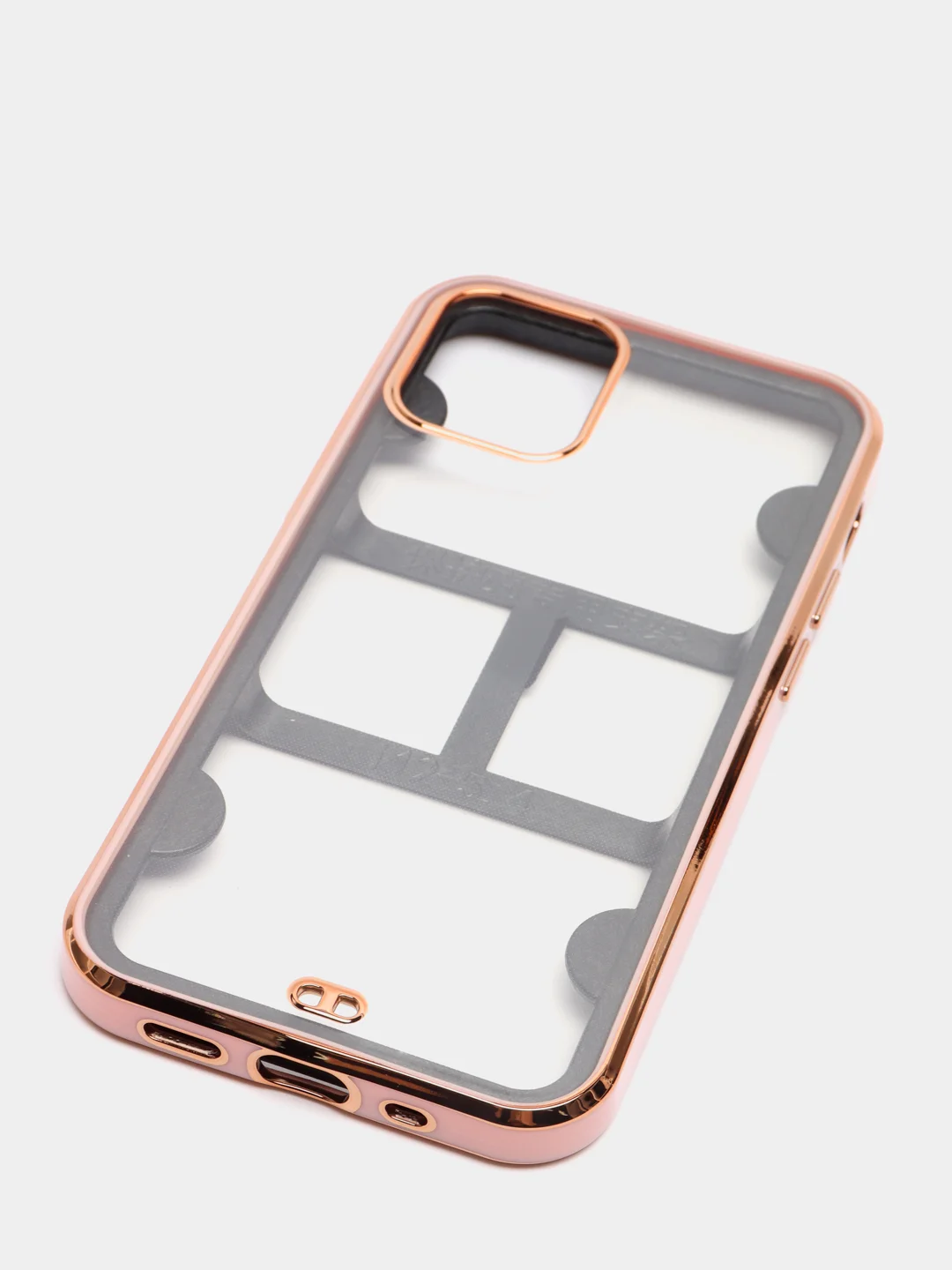 Розовый чехол для iPhone 12 Mini, 12 Pro Max, 13 Mini, 13 Pro Max с гальваническим покрытием