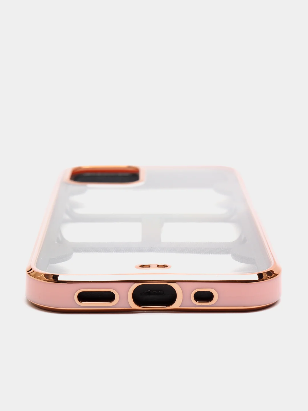 Розовый чехол для iPhone 12 Mini, 12 Pro Max, 13 Mini, 13 Pro Max с гальваническим покрытием