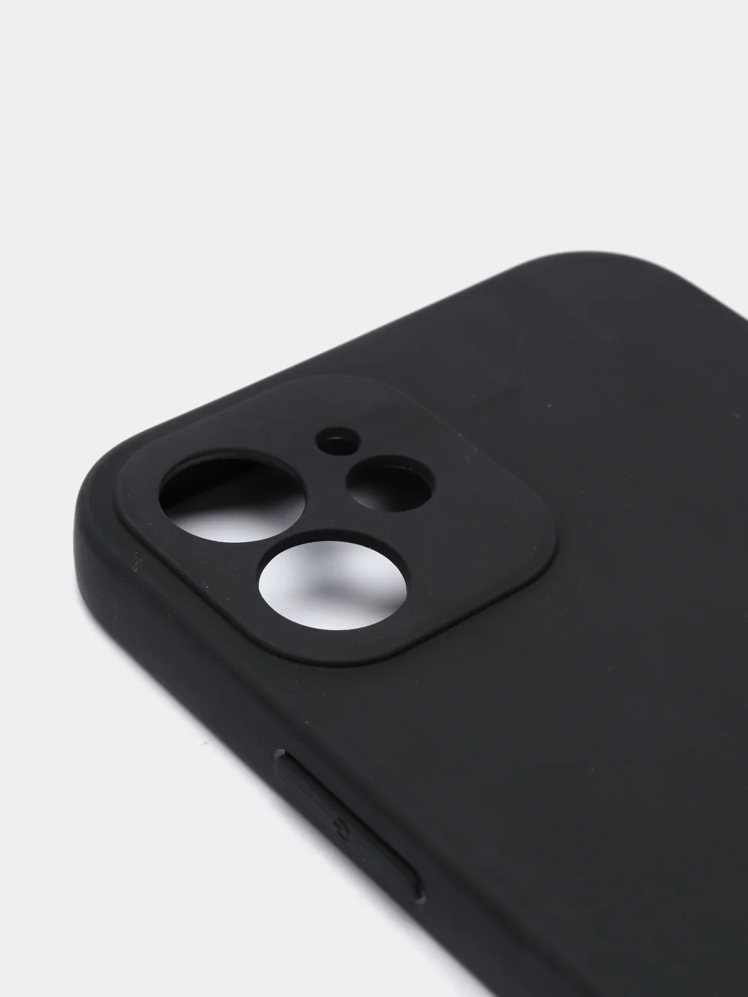 Черный чехол защитный для iPhone 12 / 12 Pro / 12 Pro Max, силиконовый, 1,5 мм