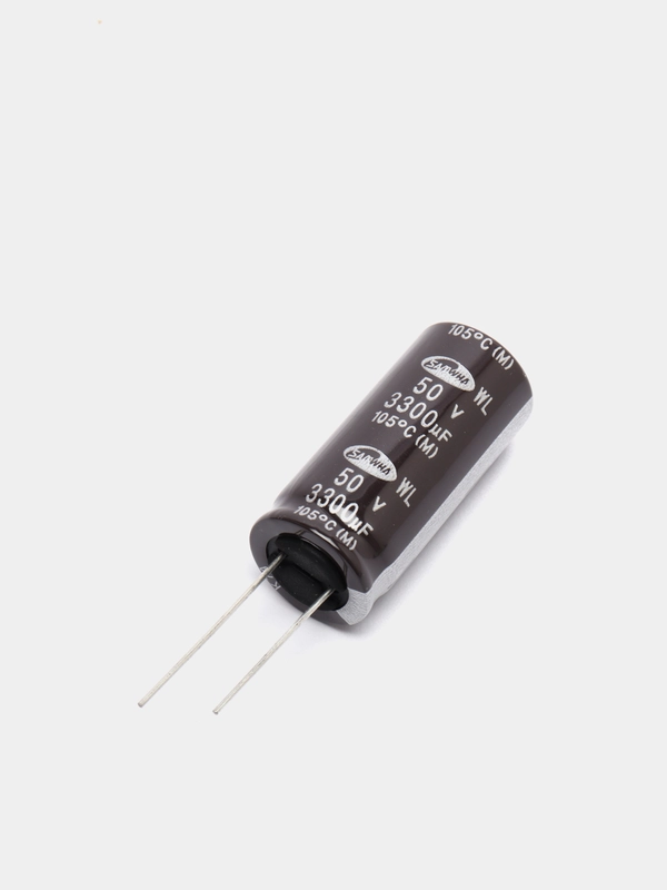 3300мкФ 50в Конденсатор LOW ESR 3300UF 50V 105C 18х40 WL SAMWHA низкий импеданс