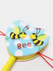 Лазурный игрушечный деревянный барабан