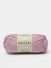 Лавандовый пряжа Gazzal Giza 100% Мерсеризованный хлопок 50г 125м
