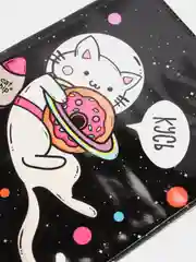 Обложка на паспорт "Космокотик"