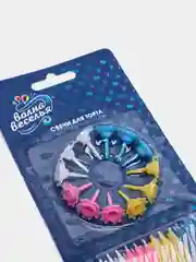 Розовый свечи