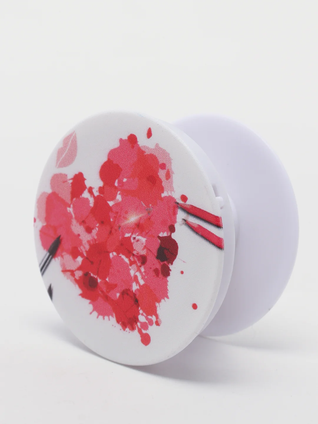 Манго попсокет Popsocket держатель для телефона и наушников. Сердце, губы, поцелуй, любовь