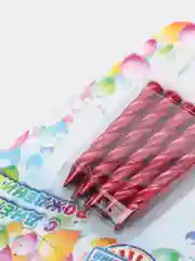 Бордовый свечи в торт /