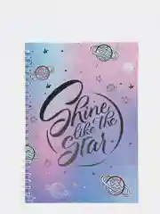Ежедневник на гребне А5 "Shine like the star", 60 л