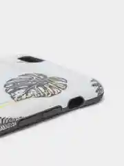 Золотой чехол "Растения" для iPhone 6  / 7 / 8 / 6 Plus / 7 Plus / 8 Plus