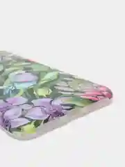 Фиолетовый чехол "Растения" для iPhone 6  / 7 / 8 / 6 Plus / 7 Plus / 8 Plus