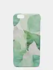 Мятный чехол "Растения" для iPhone 6  / 7 / 8 / 6 Plus / 7 Plus / 8 Plus