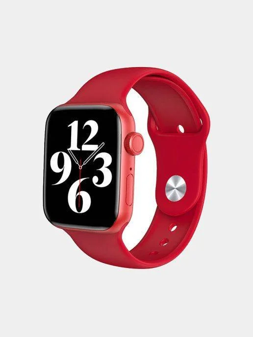 Красный умные смарт часы x22pro Smart Watch 6 Series, 44 мм