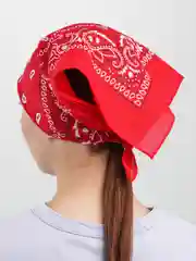 Красный бандана на голову