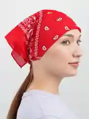 Красный бандана на голову