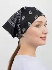 Черный бандана на голову