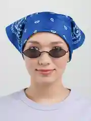 Синий бандана на голову