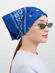 Синий бандана на голову