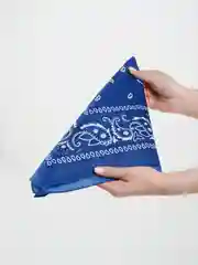 Синий бандана на голову