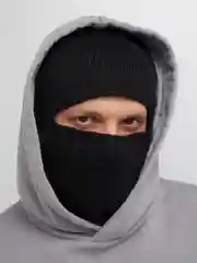 Зелёный хаки балаклава утепленная