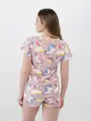 Пудровый женская пижама