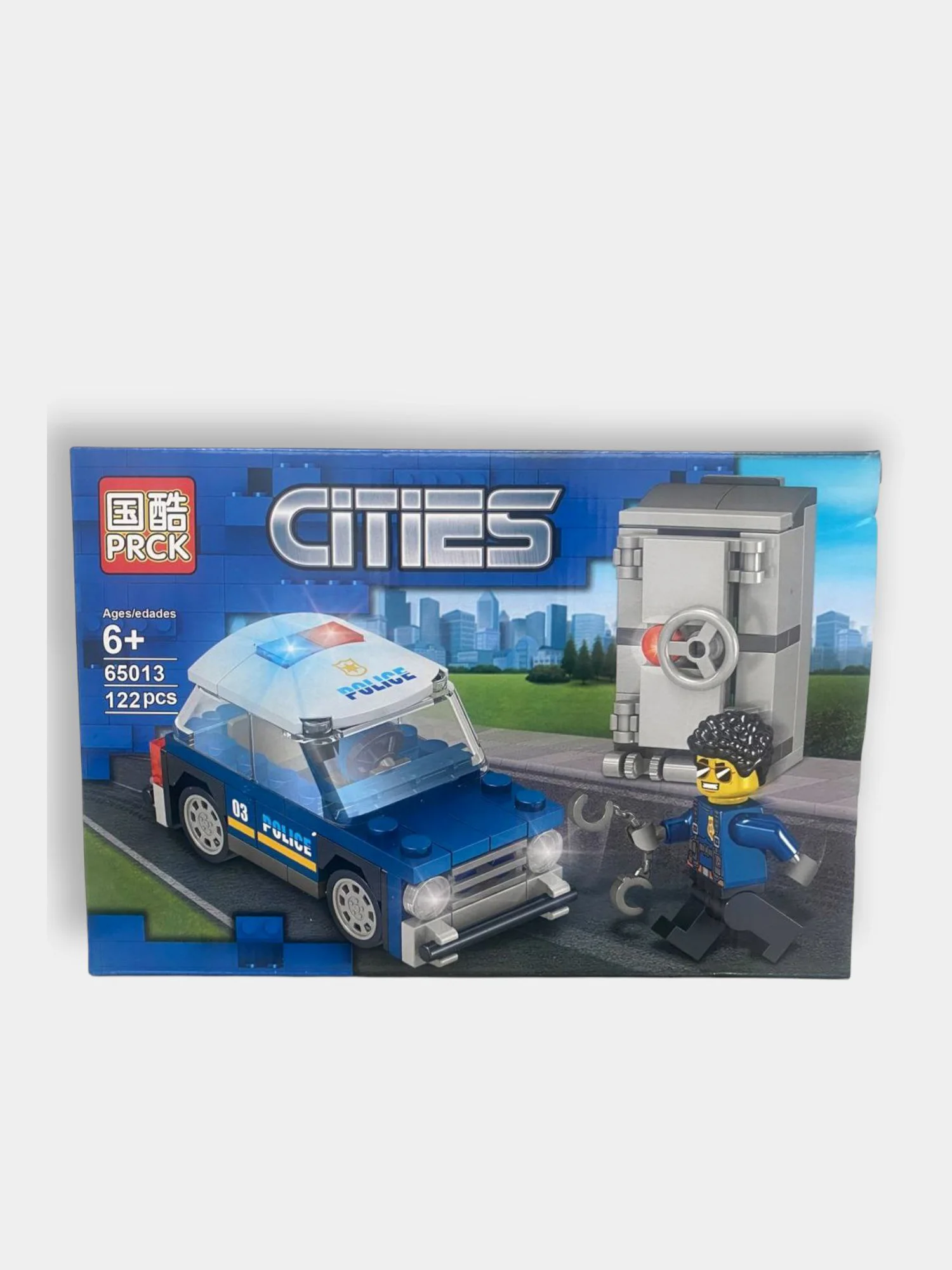 Синий детский конструктор "Cities"