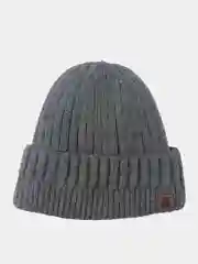 Серый меланж шапка мужская