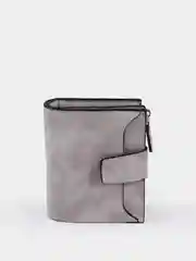 Серый женский кошелек Baellery из замшевой эко-кожи, 6 цветов