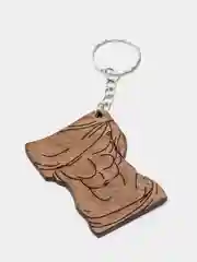 Брелок деревянный на ключи