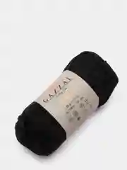 Черный пряжа Gazzal Giza 100% Мерсеризованный хлопок 50г 125м