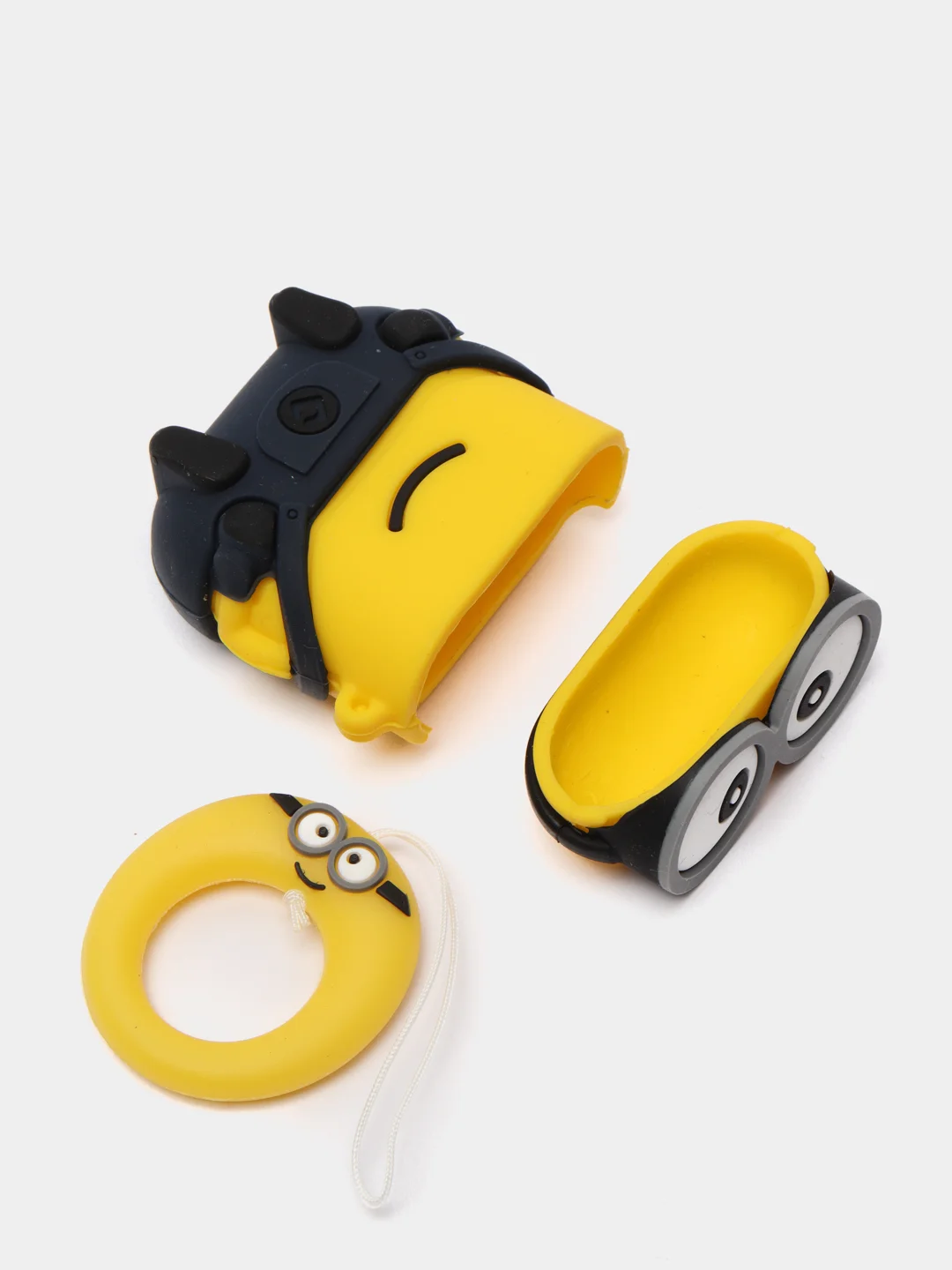 Темно-синий чехол для наушников AirPods 1/2 силиконовый