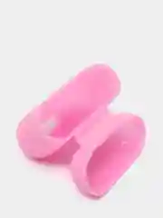 Серебряный силиконовый чехол для Apple Airpods