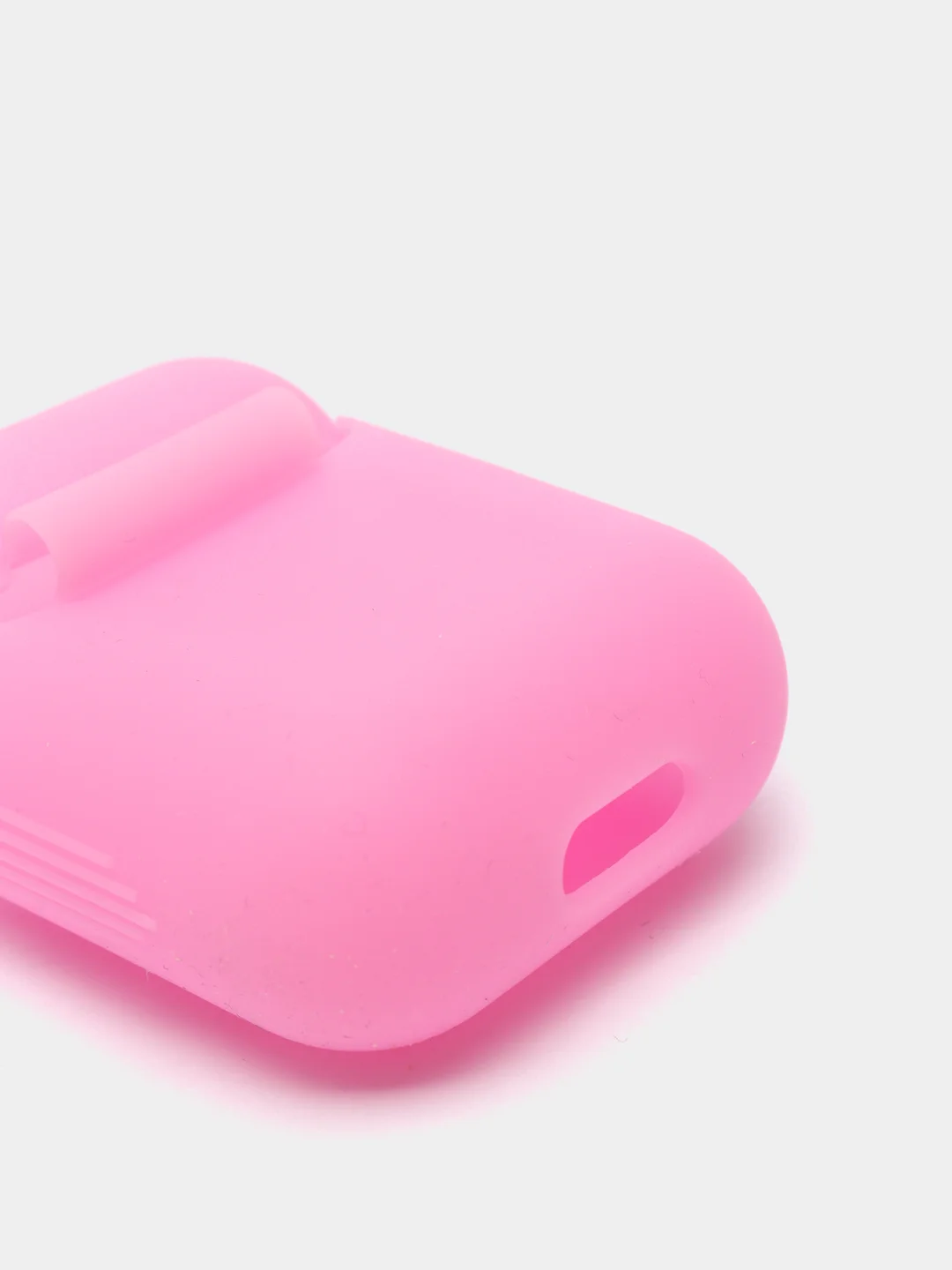 Серебряный силиконовый чехол для Apple Airpods