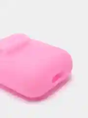 Серебряный силиконовый чехол для Apple Airpods