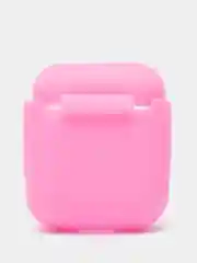 Серебряный силиконовый чехол для Apple Airpods