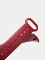 Багровый ремешок силиконовый Krutoff для Xiaomi Mi Band 3 / 4 (Сяоми Ми Бэнд 3 / 4)