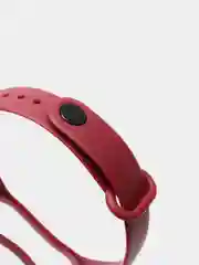 Багровый ремешок силиконовый Krutoff для Xiaomi Mi Band 3 / 4 (Сяоми Ми Бэнд 3 / 4)