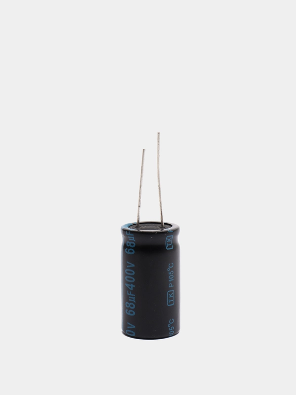68мкФ 400В Конденсатор электролитический 68UF 400V 105*C 18*32мм TKR JAMICON