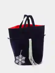 Серебряный бархатный мешок с ручками-завязками, 4 вида, 26 х 28 см