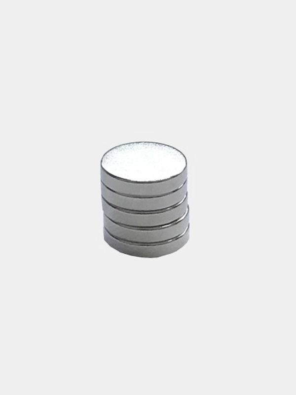 5 штук Магнит неодимовый диск 10x2 N35