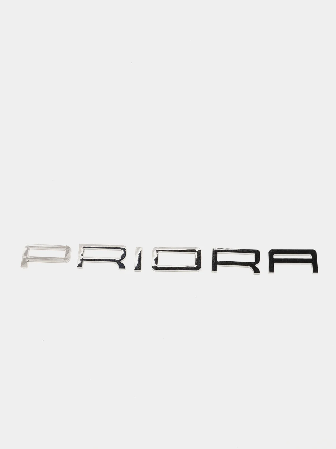 Хром эмблема надпись Порше стиль для авто  Гранта, Приора, Веста Porsche style. Надпись