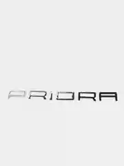 Хром эмблема надпись Порше стиль для авто  Гранта, Приора, Веста Porsche style. Надпись