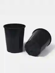 Черный горшок для рассады черный, 4 л