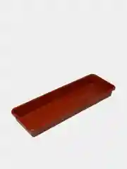Терракотовый поддон для рассады, 65*22*7 см, 9 л, два цвета