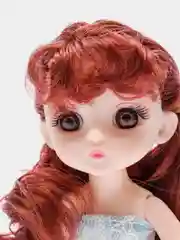 Багровый коллекционная шарнирная кукла "Принцесса", 15 см