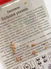 Семена Баклажан "Большой увалень" набор 1, 3, 5 уп