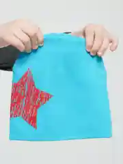Лазурный детская двухслойная шапочка 1-5 лет для мальчиков хлопок