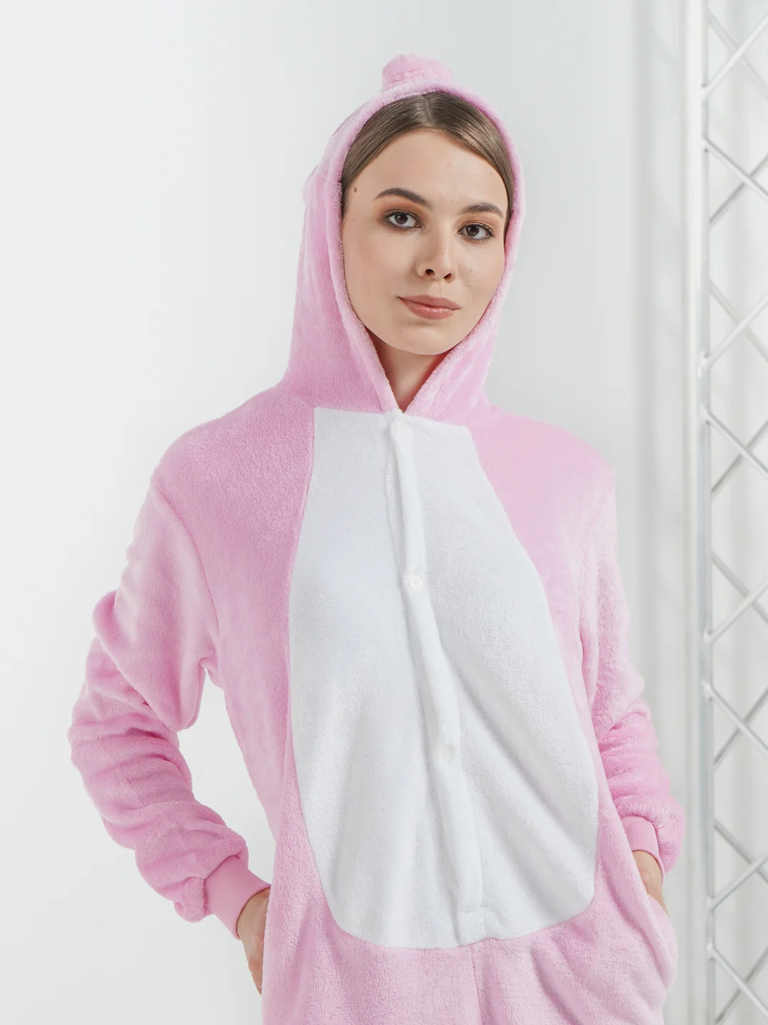Розовый кигуруми пижама, костюм дракона, тигра, скелета, льва, единорога, новогодний