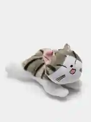 Бежевый меланж мягкая игрушка "Японская кошка Чи" 20 см