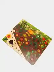 3d развивающая доска Овощи на грядке пазл деревянный вкладыш