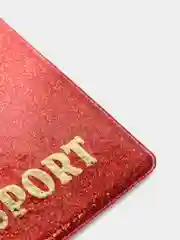 Обложка для паспорта, цвет красный